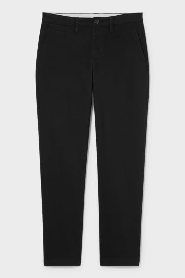 Hommes - Chino - slim fit - noir