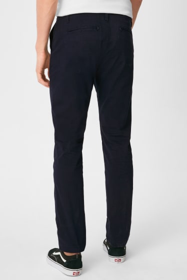 Hommes - Chino - regular fit - bleu foncé