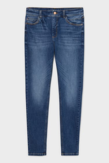 Dames - Skinny jeans - jeansblauw