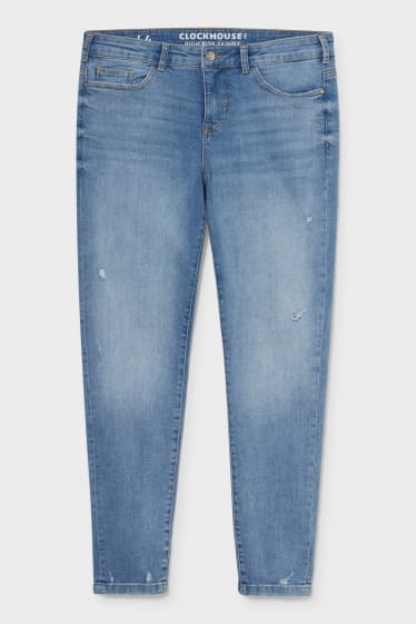 Kobiety - CLOCKHOUSE - skinny jeans - dżins-jasnoniebieski