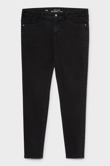 Jóvenes - CLOCKHOUSE - skinny jeans - high waist - negro
