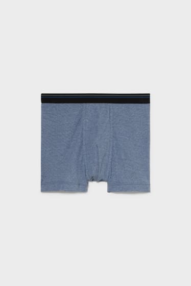 Uomo - Boxer aderenti tecnici - jeans blu