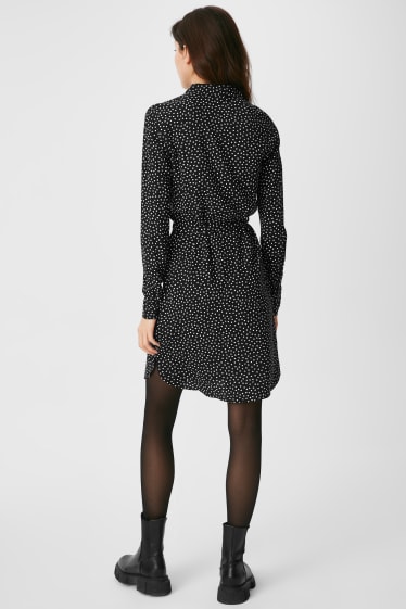 Women - CLOCKHOUSE - dress - polka dot - black