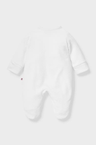 Niemowlęta - Piżamka niemowlęca - biały