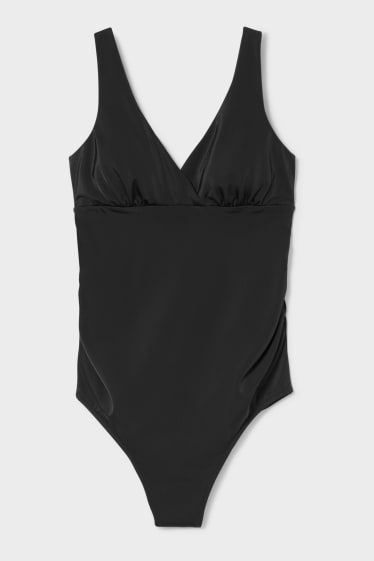 Women - Maternity swimsuit - padded - black