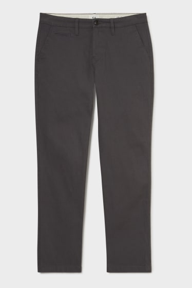 Hommes - Chino - regular fit - graphite