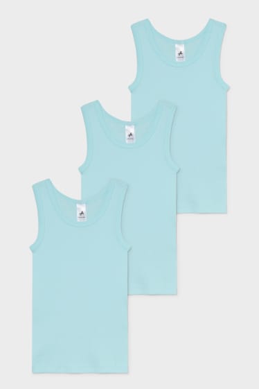 Children - Multipack of 3 - vest - light turquoise