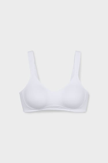 Women - Non-wired bra - white