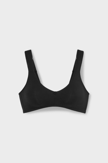 Women - Non-wired bra - black