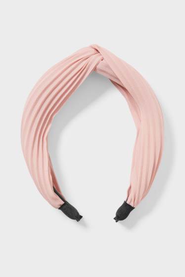 Women - CLOCKHOUSE - hairband with knot detail - rose