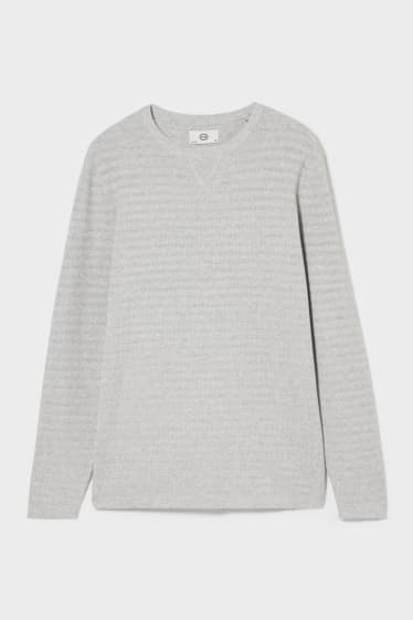 Uomo - Pullover - grigio chiaro melange