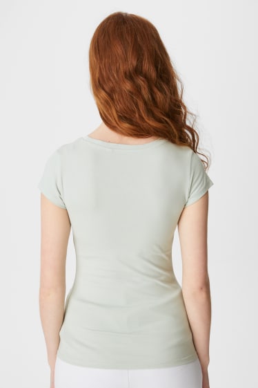 Dames - CLOCKHOUSE - T-shirt - mintgroen