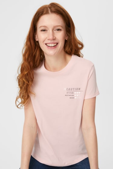 Femmes - CLOCKHOUSE - T-shirt - rose