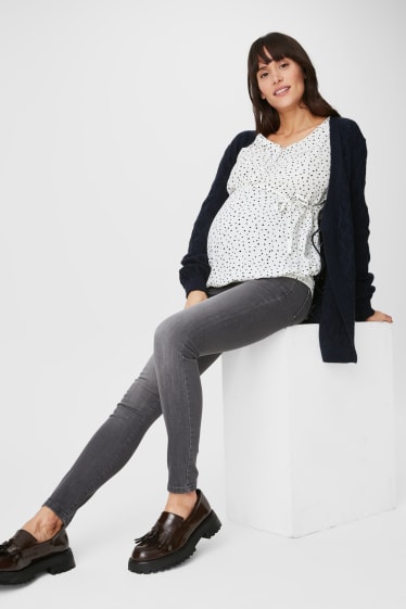 Women - Maternity jeans - skinny jeans - denim-dark gray