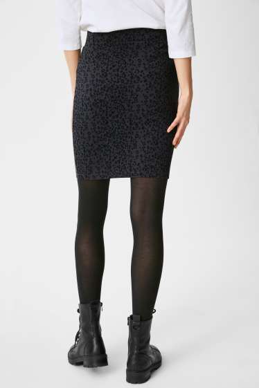 Women - Basic skirt - dark gray
