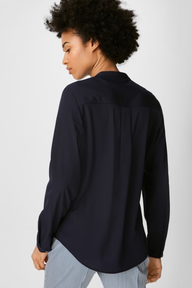 Damen - Bluse - dunkelblau