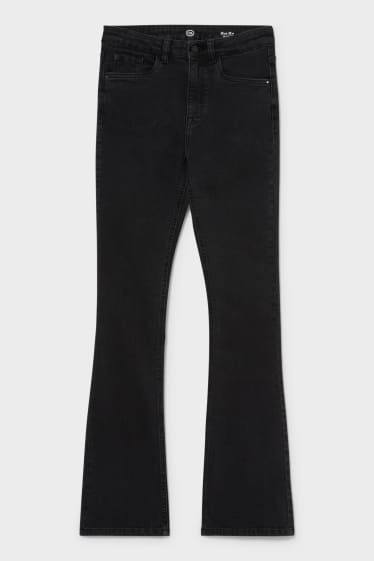 Dámské - Flare jeans - černá