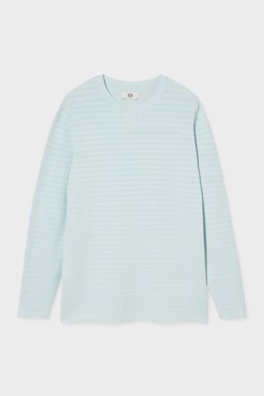 Hommes - Pull - turquoise clair