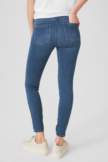Damen - ONLY - Skinny Jeans - extra kurz - jeans-blau