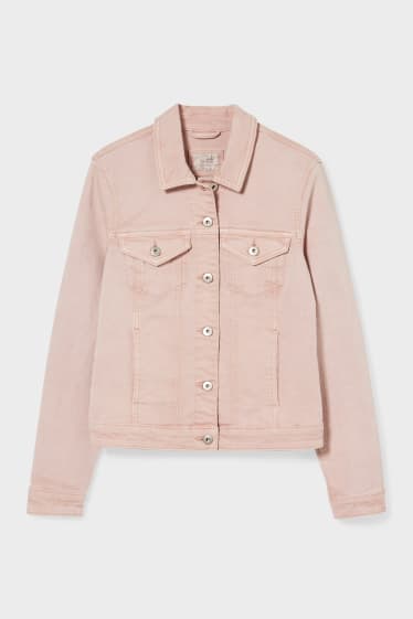 Teens & young adults - CLOCKHOUSE - denim jacket - pale pink