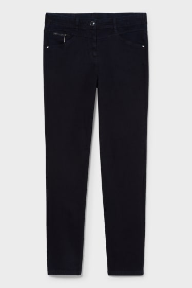Dámské - Kalhoty - džíny - tmavomodré