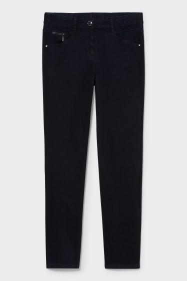 Women - Trousers - denim-dark blue