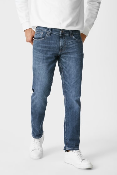Heren - Straight jeans - jeansblauw
