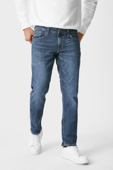 Herren - Straight Jeans - jeansblau