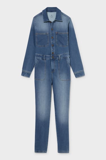 Damen - Jeans-Jumpsuit - Jog Denim - jeansblau