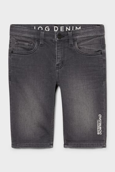 Children - Denim bermudas - jog denim - denim-gray