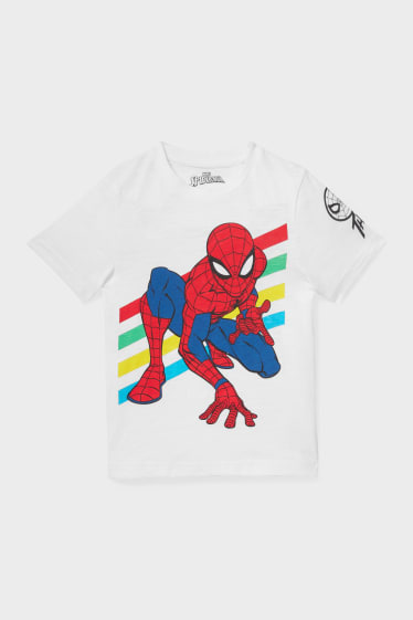 Kinderen - Spider-Man - T-shirt - wit