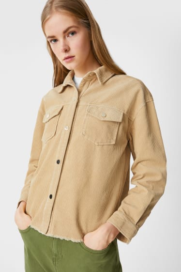 Women - CLOCKHOUSE - corduroy jacket - taupe