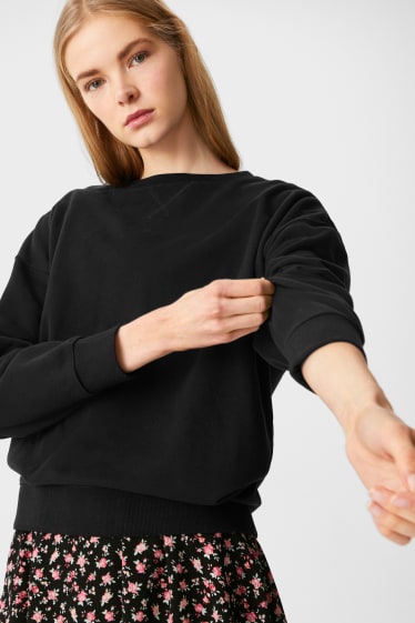 Dames - CLOCKHOUSE - sweatshirt - zwart