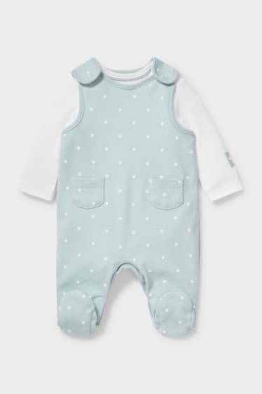 Babies - Romper Set  - 2 Piece - mint green