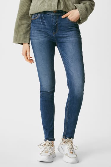 Dames - Skinny jeans - jeansblauw