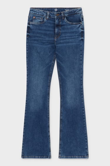 Femmes - Flare jean - jean bleu