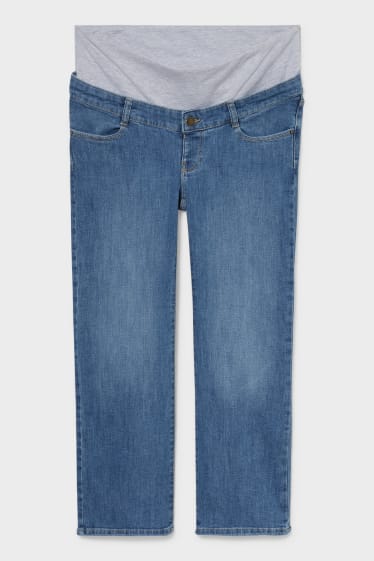Kobiety - Flare jeans - dżinsy ciążowe - dżins-jasnoniebieski