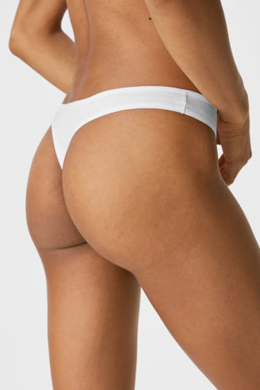 Mujer - Pack de 3 - tangas - blanco