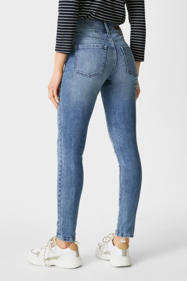 Dames - Skinny jeans - jeanslichtblauw
