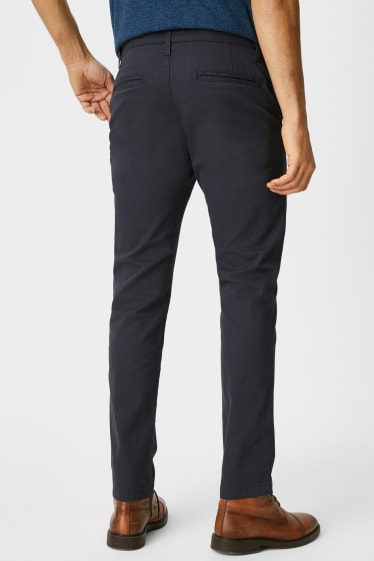 Hombre - Chinos - Slim Fit - azul oscuro