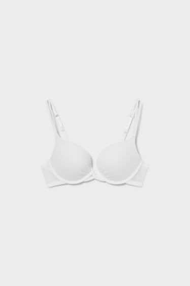 Femmes - Soutien-gorge avec armatures - PLUNGE - push-up - blanc