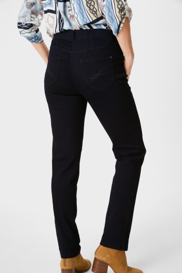 Dámské - Kalhoty - džíny - tmavomodré