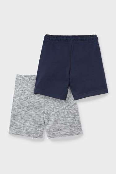 Bambini - Confezione da 2 - shorts in felpa - blu scuro