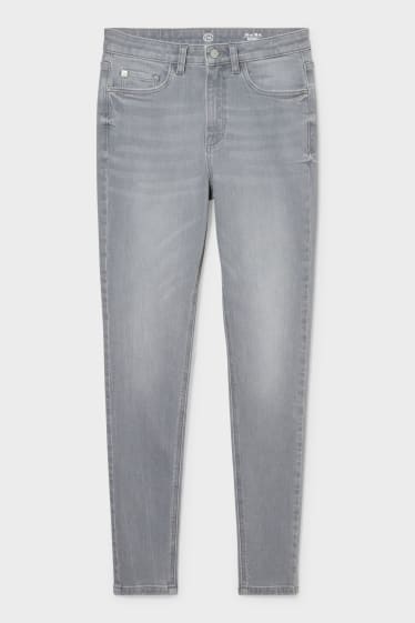 Dames - Skinny jeans - jeanslichtgrijs