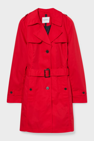 Dames - Trenchcoat - rood