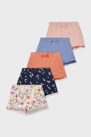Enfants - Lot de 5 - shorts - coloré