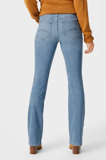 Damen - Bootcut Jeans - jeans-hellblau
