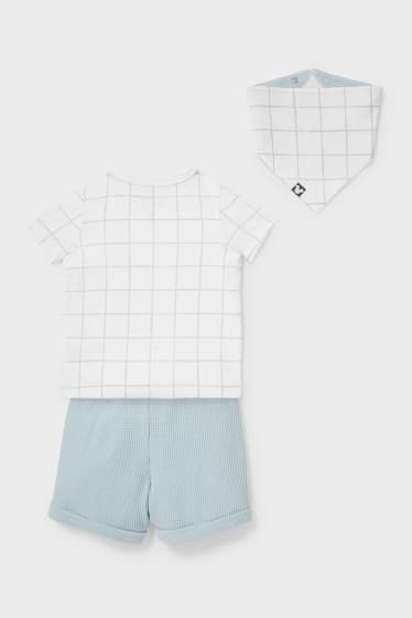 Miminka - Mickey Mouse - outfit pro miminka - 3dílný - modrá/bílá