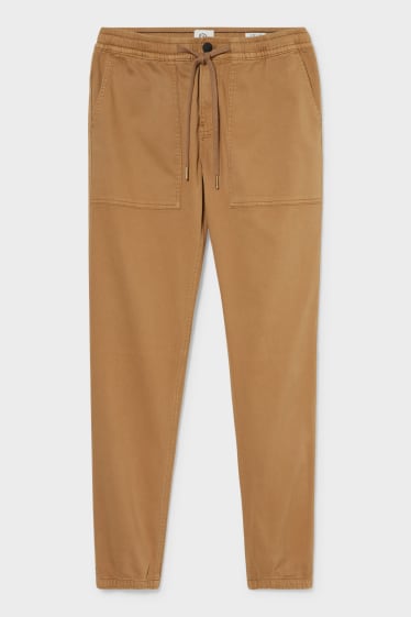 Hombre - Pantalón - Tapered Fit - marrón claro