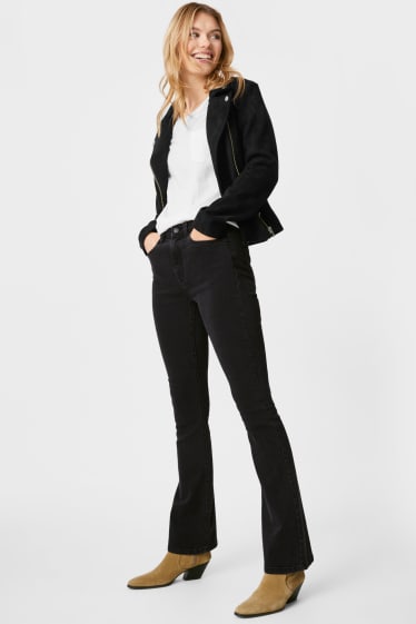 Women - Flare jeans - black